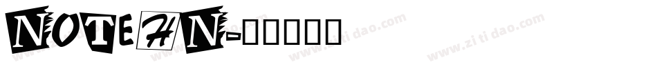 NOTEHN字体转换
