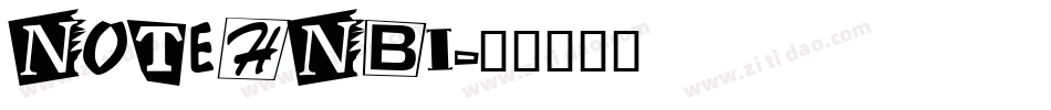 NOTEHNBI字体转换
