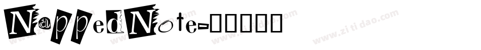 NappedNote字体转换