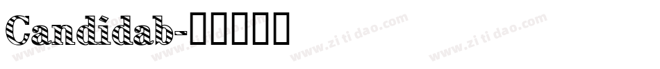 Candidab字体转换