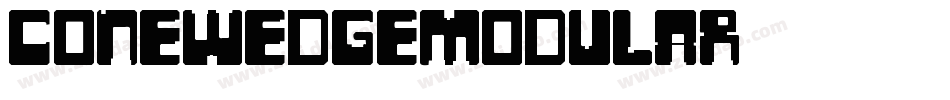 ConeWedgeModular转换器字体转换