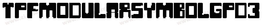 TpfModularSymbol-gpD3字体转换