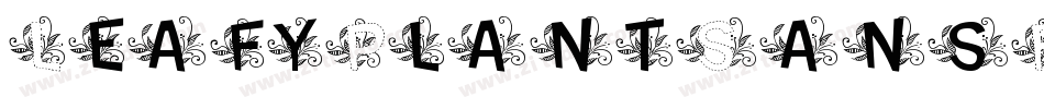 LeafyPlantSansFree字体转换