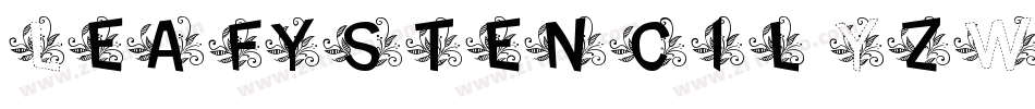 Leafystencil-YzWL字体转换
