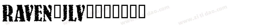Raven-jLv7字体转换