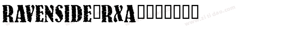 Ravenside-Rxa3字体转换