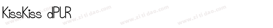 KissKiss-dPlR字体转换