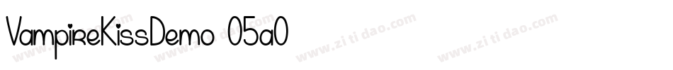 VampireKissDemo-O5aO字体转换