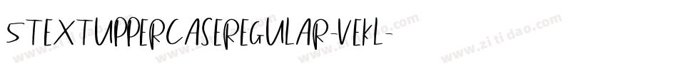 5TextUppercaseRegular-veKL字体转换