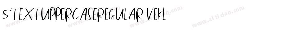 5TextUppercaseRegular-veKL字体转换