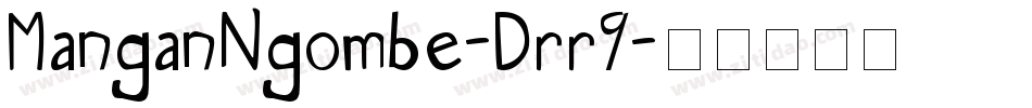ManganNgombe-Drr9字体转换