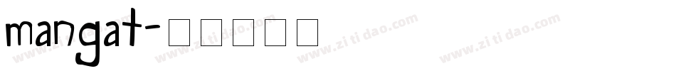 mangat字体转换
