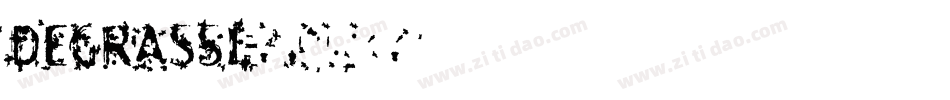 degrassi字体转换