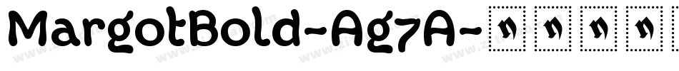 MargotBold-Ag7A字体转换