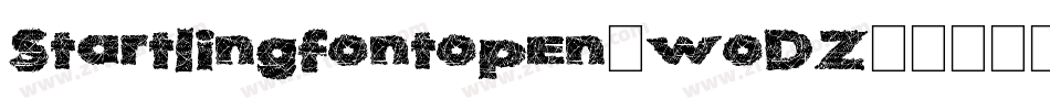 Startlingfontopen-woDZ字体转换