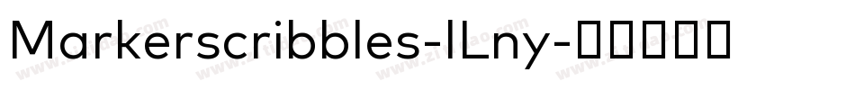 Markerscribbles-lLny字体转换