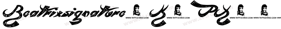 Beatrixsignature-K6PX字体转换
