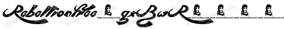 Rebellionfree-gxBwR字体转换