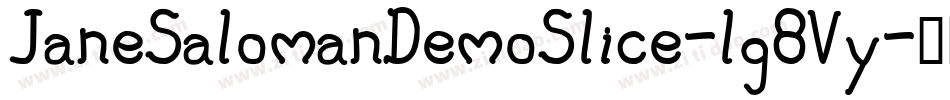 JaneSalomanDemoSlice-lg8Vy字体转换