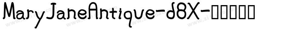 MaryJaneAntique-d8X字体转换