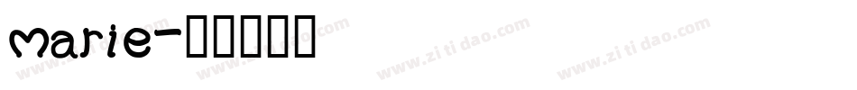 marie字体转换