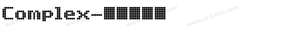Complex字体转换