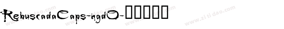 RebuscadaCaps-ngdO字体转换
