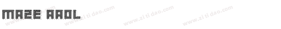 Maze-AAOL字体转换