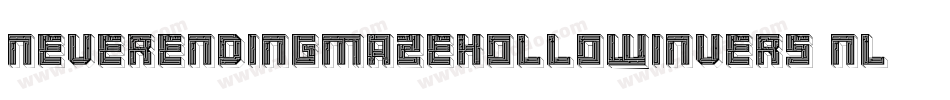 NeverEndingMazeHollowInvers-nlvY字体转换