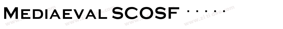 Mediaeval-SCOSF字体转换