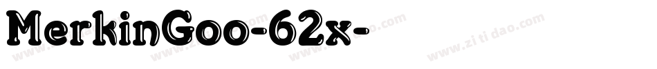 MerkinGoo-62x字体转换