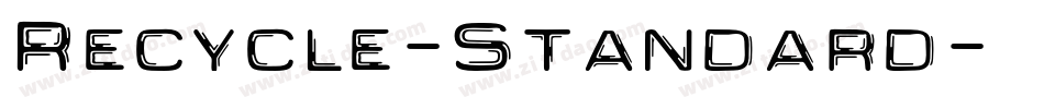 Recycle-Standard字体转换
