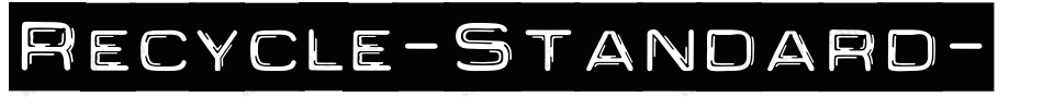 Recycle-Standard字体转换