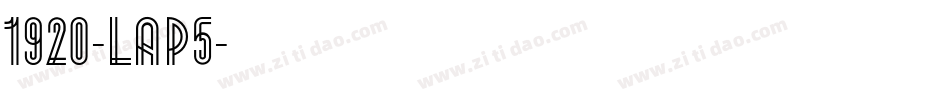1920-LAp5字体转换