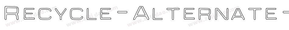 Recycle-Alternate字体转换