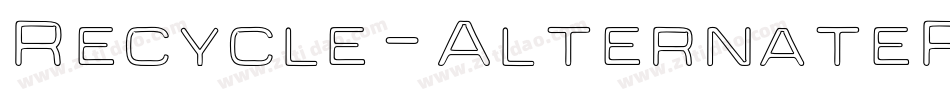 Recycle-AlternateReverse字体转换