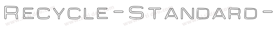 Recycle-Standard字体转换