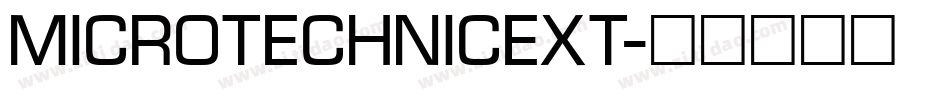 MicroTechnicExt字体转换