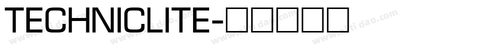 TechnicLite字体转换