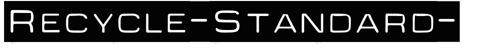 Recycle-Standard字体转换