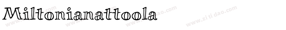 MiltonianTattoo-Regular字体转换