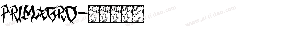 PRIMAGRO字体转换