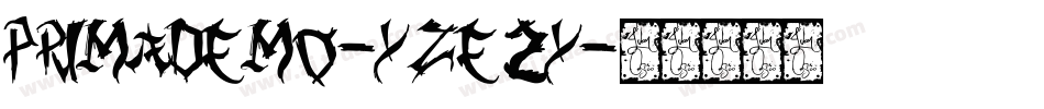 PrimaDemo-YzE2y字体转换