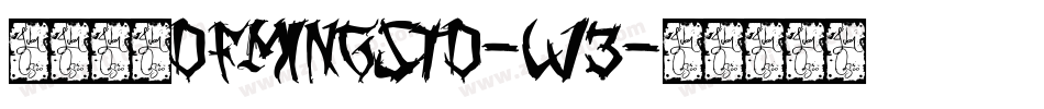 華康明體DFMingStd-W3字体转换