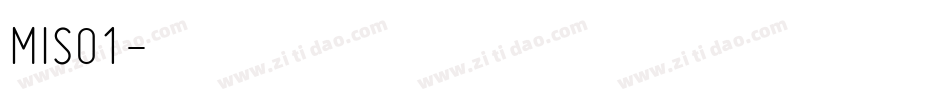 MISO1字体转换