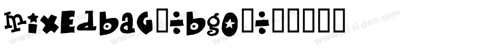 MixedBag3-BGO5字体转换