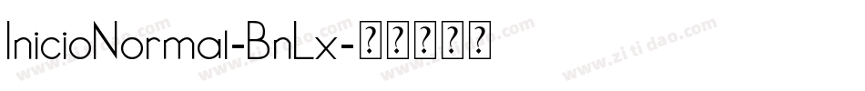 InicioNormal-BnLx字体转换