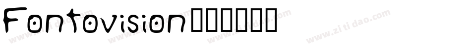 Fontovision字体转换