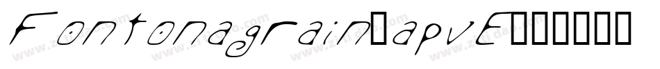 Fontonagrain-apvE字体转换