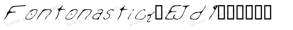 Fontonastick-EJd9字体转换